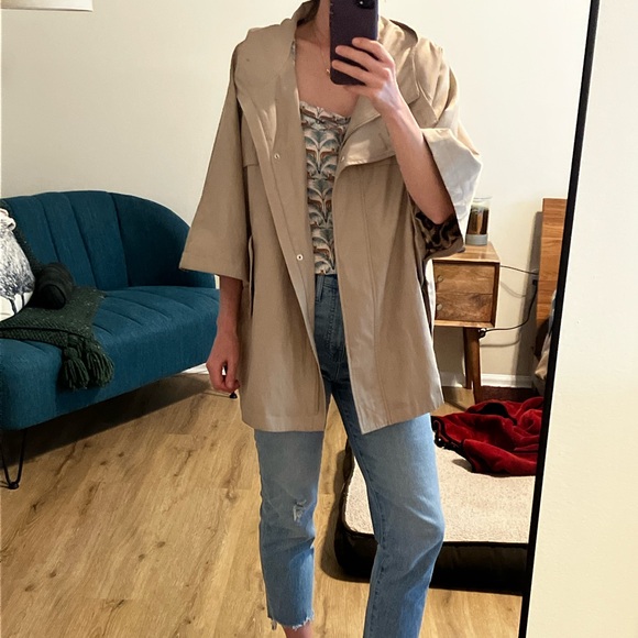 Hilary Radley trench style cape coat - Picture 3 of 10